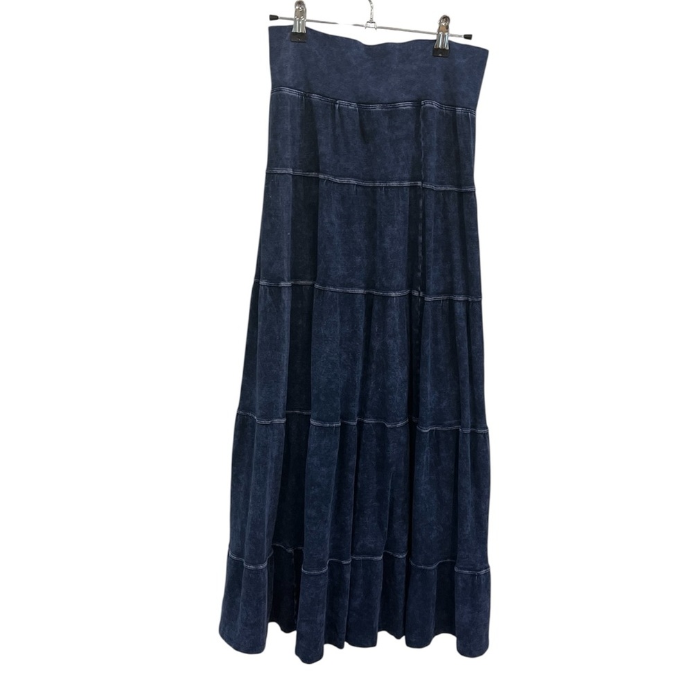 Hard Tail Navy Maxi Skirt